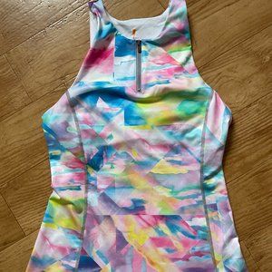 Lucy Rainbow Prism Workout Top